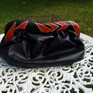 Art Deco 70's Retro  Style Zushi Clutch